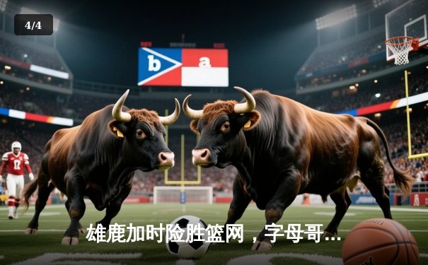 雄鹿加时险胜篮网，字母哥44+14+6主宰关键时刻 - 4